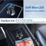 [Apple MFi Certified] iPhone 16 Car Charger, Braveridge 4.8A USB Car Charger USB-C Fast Charging Cigarette Lighter + 2Pack Type-C Braided Cable for iPhone 16 Pro/16 Pro Max/15 Pro/Galaxy S25/S24/Pixel