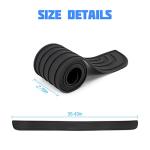 Car Rear Bumper Protector Guard - Anti-Scratch Rubber Cover Strip for Most Cars and SUVs