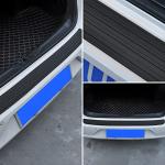 Car Rear Bumper Protector Guard - Anti-Scratch Rubber Cover Strip for Most Cars and SUVs