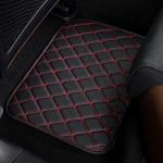 COLINOO Luxury Leather Car Mats Universal Fit Car Floor Mats All Weather Car Mats Full Set for Car SUV Van & Truck