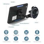 GPS Navigator for Car Truck RV, 7 Inch GPS Navigation System with 2025 Maps, Voice Turn-by-Turn Guidance, Speed Limit & Red Light Warning, Custom Truck Routing, Free Lifetime Map Updates