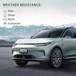 EWBN Carbon Fiber License Plate Frame,2 Pack Black License Plate Frames with Screws & Caps,Classic Carbon Fiber Design Car Black License Plate Holders Fits All Standard US Plates