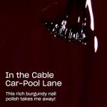 OPI Nail Lacquer In The Cable Car-Pool Lane | Opaque Dark Purple Crème Chip Resistant Nail Polish | Vegan, Fast Drying, Streak Free