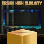 Personalise Aurora Night Sky License Plate Frame Scenery License Plate Frames Car Universal Stainless Steel Accessories Cars Decor with 2 Holes and Screws Fits Standard Us Vehicles Size 12.2 X 6 Inch