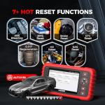 LAUNCH OBD2 Scanner CRP123X V2.0, 2025 Lifetime Free Update Diagnostic Scan Tool, Car Check Engine Code Reader with Oil/Brake/SAS/BMS/D.P.F/ABS Bleeding/Throttle Reset, FCA SGW, Auto VIN, Battery Test