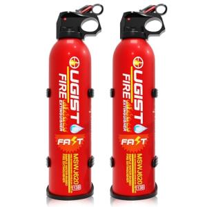 Fire Extinguisher for Vehicle & Home 620ml 2 Count, Car Fire Extinquishers, Prevent Re-lgnition, Best Suitable for Kitchen,The House Car Truck Boat Mini Fire Extinguishers