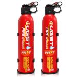 Fire Extinguisher for Vehicle & Home 620ml 2 Count, Car Fire Extinquishers, Prevent Re-lgnition, Best Suitable for Kitchen,The House Car Truck Boat Mini Fire Extinguishers
