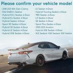 Rear Spoiler Compatible with Toyota Camry 8th Gen SE XSE LE XLE M4 Style 2018-2025 Rear Trunk Wing ABS Rear Trunk Lip Wing Spoiler(Gloss Black)