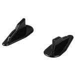 CoscosX 10 Pcs Mini Shark Fin Diffuser Vortex Generator Universal Car Truck SUV Roof Decoration Spoiler Wing Carbon Fiber Car Accessories 2.95inch,Black
