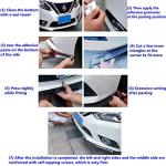 Front Lip ,HengJia Auto Parts 2.5m/8.2ft Car carbon fiber front lip,Front Bumper Lip ,Carbon Lip ,Side Skirt, front lip spoiler 100% waterproof protection(Carbon black)