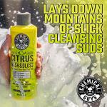 Chemical Guys CWS_301_64 Citrus Wash & Gloss Foaming Car Wash Soap (Works with Foam Cannons, Foam Guns or Bucket Washes) For Cars, Trucks, Motorcycles, RVs & More, 64 fl oz (Half Gallon) Citrus Scent