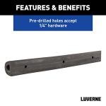 Luverne 2090616-2 20-Inch Universal Rubber Bumper Guard Protector Strips Loading Dock Rear Fender Pad Bump Stop, 2-Pack