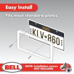 Bell Automotive 22-1-46117-8 Spike License Plate Frame, Corrosion Resistant, Easy to Install