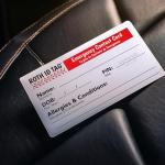 Family ROTH ID TAG™ Kit | Emergency Contact Identification System for Car Seats, Strollers, Wheelchairs, Walkers, and More!