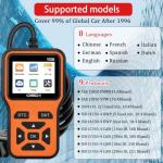 OBD2 Scanner Diagnostic Tool - Check Engine Light Code Scanner Tool with Reset, DTC, Data Stream, I/M Readiness, Car & Truck Scan Tool for All Vehicles Since 1996, escaner automotriz