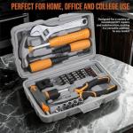 30pc Magnetic T-Handle Ratchet Wrench & Screwdriver Set