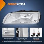 Nilight Fog Lights for Honda Accord and Acura TL