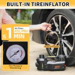Electric Hydraulic Car Jack Kit with Impact Wrench