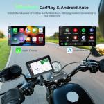 LAMTTO 7-Inch Wireless CarPlay GPS Navigation System