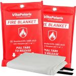 Heavy-Duty Fire Blanket, 2 Pack for Emergencies
