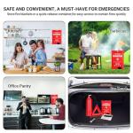 Heavy-Duty Fire Blanket, 2 Pack for Emergencies