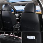 FLORICH Pink Leather Seat Covers for 5 Seats