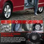 Geloo 4PCS Waterproof Tire Covers for 19"-23" Wheels