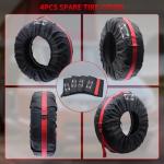 Geloo 4PCS Waterproof Tire Covers for 19"-23" Wheels