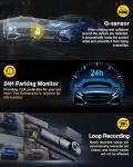 GKU 4K Front and Rear Dash Cam with WiFi