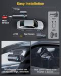 GKU 4K Front and Rear Dash Cam with WiFi
