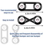 12PC Black Quick Release Bumper Clips