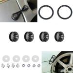 12PC Black Quick Release Bumper Clips