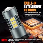 iFunyLED H11 LED Bulbs, H8 H16 Fog Light 6500K Cool White, Pack of 2