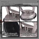 Hurrikom Dent Puller Suction Cup Kit - Paintless Car Body Repair Tool for Dent Removal, Aluminum Alloy Heavy Duty Suction Cups with Thickened Rubber Base for Glass, Tile & Granite Slab Lifting