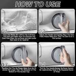 Hurrikom Dent Puller Suction Cup Kit - Paintless Car Body Repair Tool for Dent Removal, Aluminum Alloy Heavy Duty Suction Cups with Thickened Rubber Base for Glass, Tile & Granite Slab Lifting