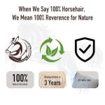 4-Piece 100% Horse Hair Shoe Brush Kit Premium Dauber Applicators Leather Care Cleaning Set with Polishing Brushes and Microfiber Cloth for Leather Suede Shoes Boots Bags Cars Cleaning Polishing