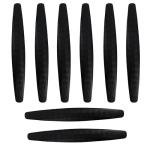 PDETVEO 8PCS Non-Collision Patch Car Bumpers, 16 Inch Bumper Guard Strip, Non-Scratch Bumper Protector Trim Universal for Car Side Door Edge, Trunk, Fenders, Black