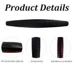 PDETVEO 8PCS Non-Collision Patch Car Bumpers, 16 Inch Bumper Guard Strip, Non-Scratch Bumper Protector Trim Universal for Car Side Door Edge, Trunk, Fenders, Black