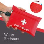 First Aid Kit - 97 Piece - Small Travel First Aid Kit, Ideal for Cars, Schools, Sports, Homes, Travel, Camping, Hiking