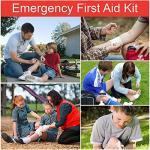 First Aid Kit - 97 Piece - Small Travel First Aid Kit, Ideal for Cars, Schools, Sports, Homes, Travel, Camping, Hiking