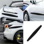 PDETVEO 8PCS Non-Collision Patch Car Bumpers, 16 Inch Bumper Guard Strip, Non-Scratch Bumper Protector Trim Universal for Car Side Door Edge, Trunk, Fenders, Black