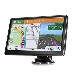 GPS Navigation for Car, 2025 Map 7 inch Touch Screen Car GPS 256-16GB, Voice Turn Direction Guidance, Support Speed and Red Light Warning, Pre-Installed North America Lifetime map Free Update
