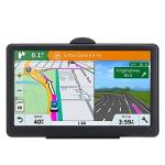 GPS Navigation for Car, 2025 Map 7 inch Touch Screen Car GPS 256-16GB, Voice Turn Direction Guidance, Support Speed and Red Light Warning, Pre-Installed North America Lifetime map Free Update