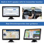 GPS Navigation for Car, 2025 Map 7 inch Touch Screen Car GPS 256-16GB, Voice Turn Direction Guidance, Support Speed and Red Light Warning, Pre-Installed North America Lifetime map Free Update
