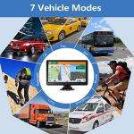GPS Navigation for Car, 2025 Map 7 inch Touch Screen Car GPS 256-16GB, Voice Turn Direction Guidance, Support Speed and Red Light Warning, Pre-Installed North America Lifetime map Free Update