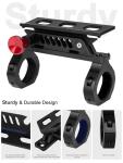 Quick Release UTV Fire Extinguisher Mount Kits, Adjustable Roll Bar Fire Extinguisher Holder Bracket Easy Install on 1.75"-2" Roll Cage, Compatible with Polaris RZR/Can Am X3/Jeep Wrangler