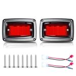 Orle Oko Golf Carts LED Rear Taillights Kit for Club Car DS 1982-Up Golf Cart with 3 Wire Club Car Taillights OEM1017035