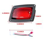 Orle Oko Golf Carts LED Rear Taillights Kit for Club Car DS 1982-Up Golf Cart with 3 Wire Club Car Taillights OEM1017035