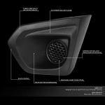 DNA MOTORING FL-ZTL-273 Front Bumper Fog Light With Bezel Driver & Passenger Side Enhance visibility [Compatible with 12-14 Subaru Impreza]