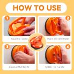 Dent Puller,2025latest Upgraded Model Car Dent Puller,3-Pack Car Handheld Puller,Strong Car Dent Remover,Suction Cup Dent Puller and Paintless Car Dent Repair Kit.Suitable for Car Body Dents（Orange）.